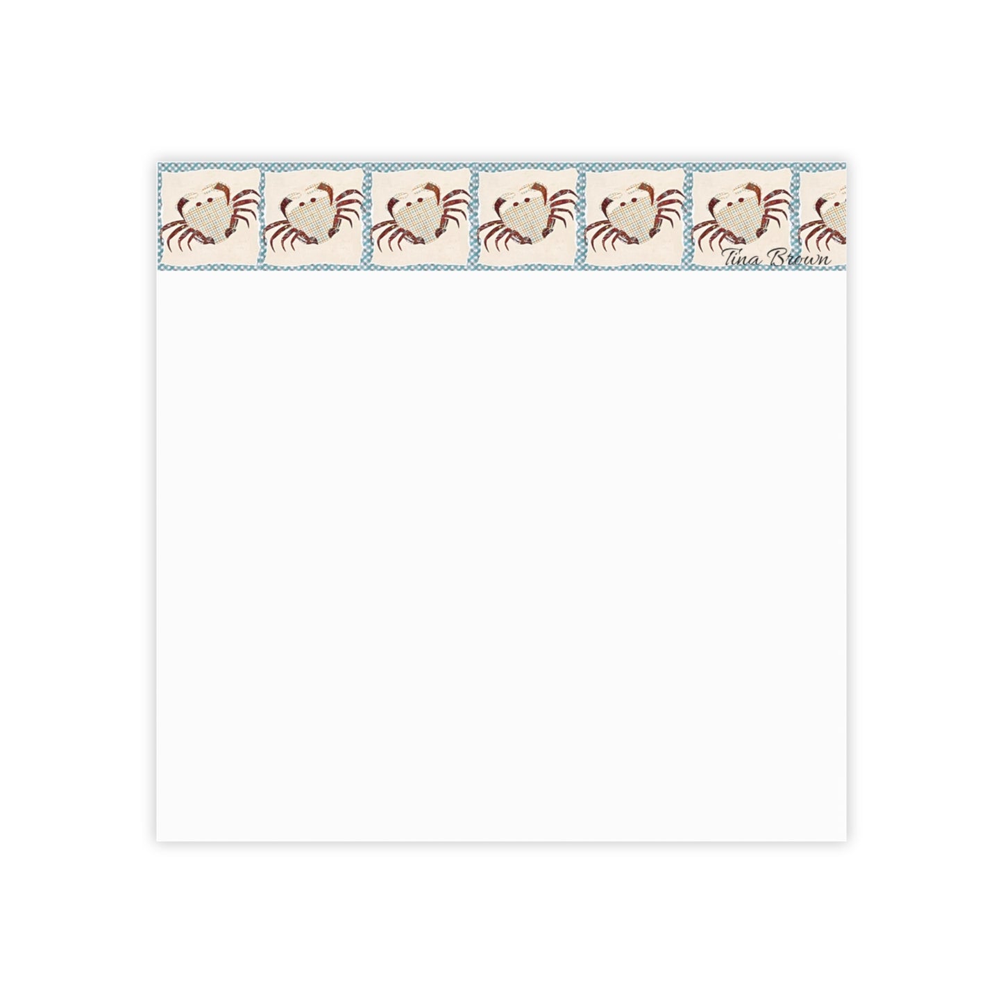 Coastal Crab Sticky Notes