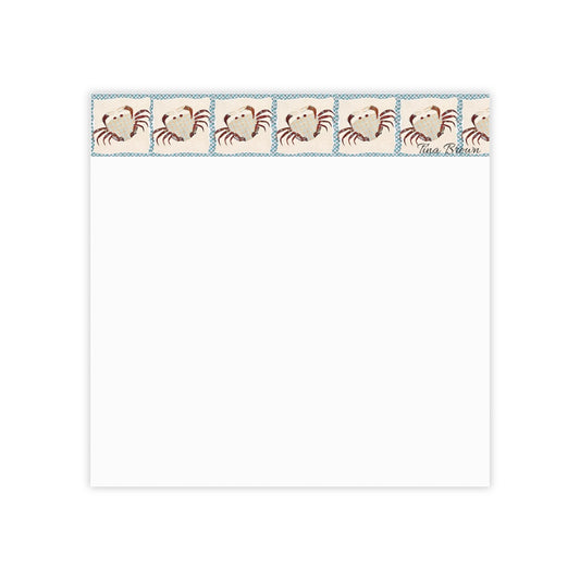 Coastal Crab Sticky Notes