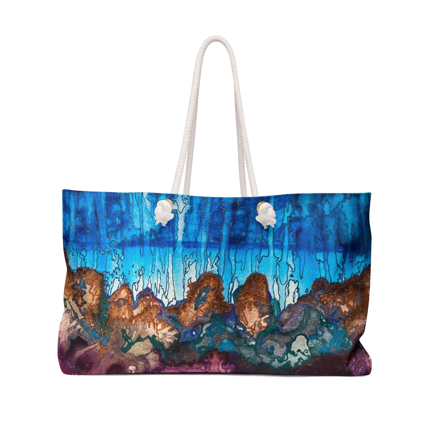 Desert Rain Artsy Weekender Bag