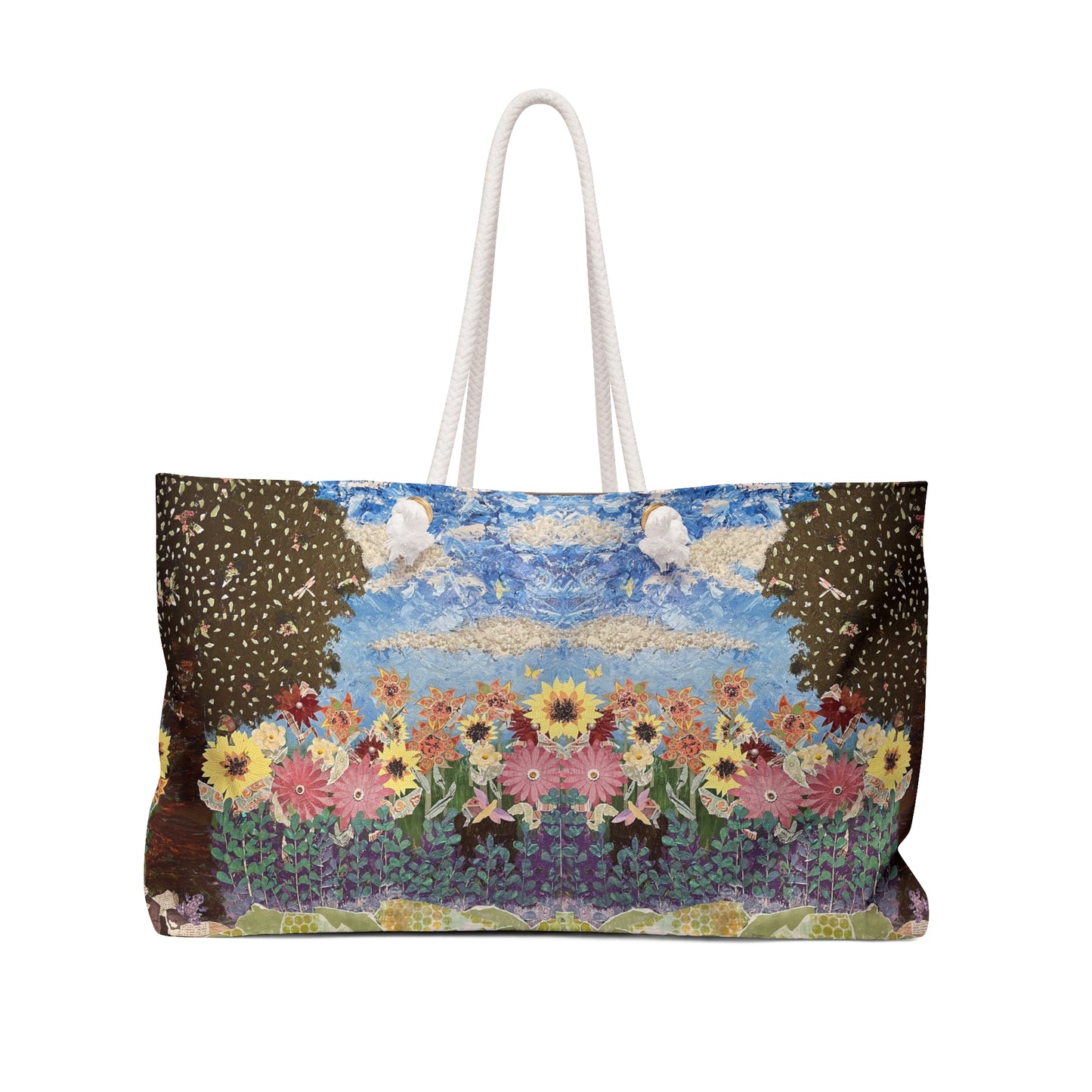 Spring Days Artsy Weekender Bag
