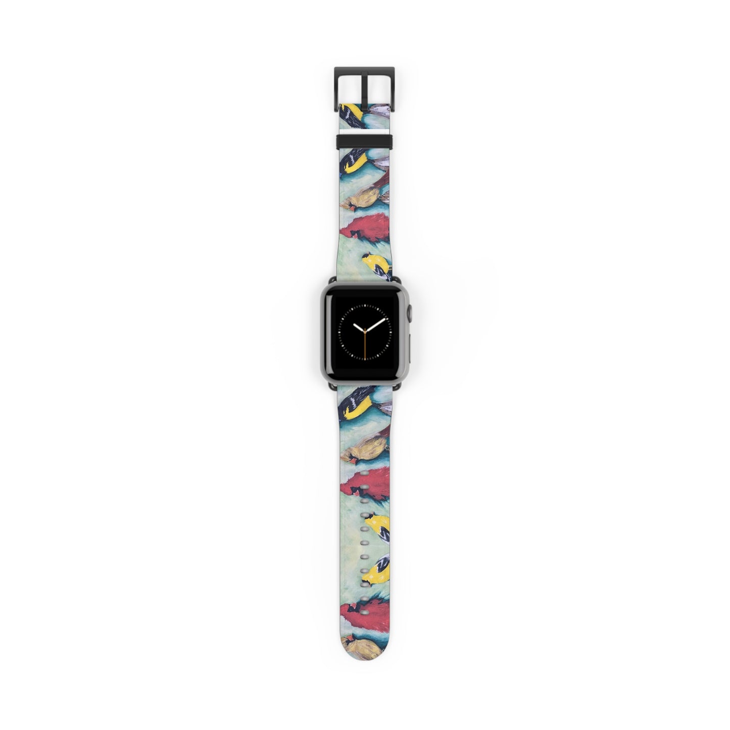The Birds on a Fence Watch Band - Artistic Watchband