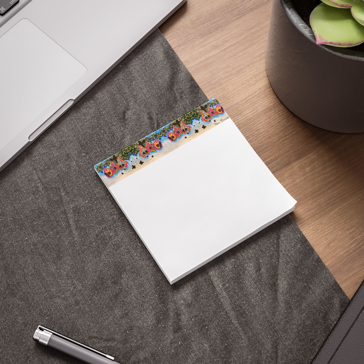 Birdhouse & Butterflies Sticky Notes