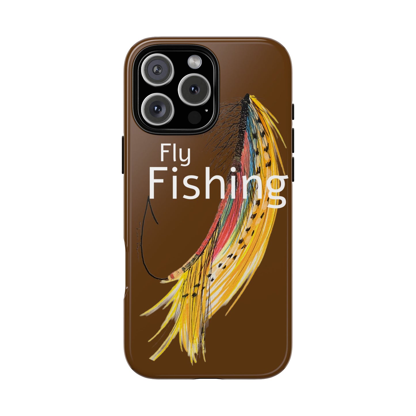 Fly Fishing Artsy Lure Tough Phone Cases