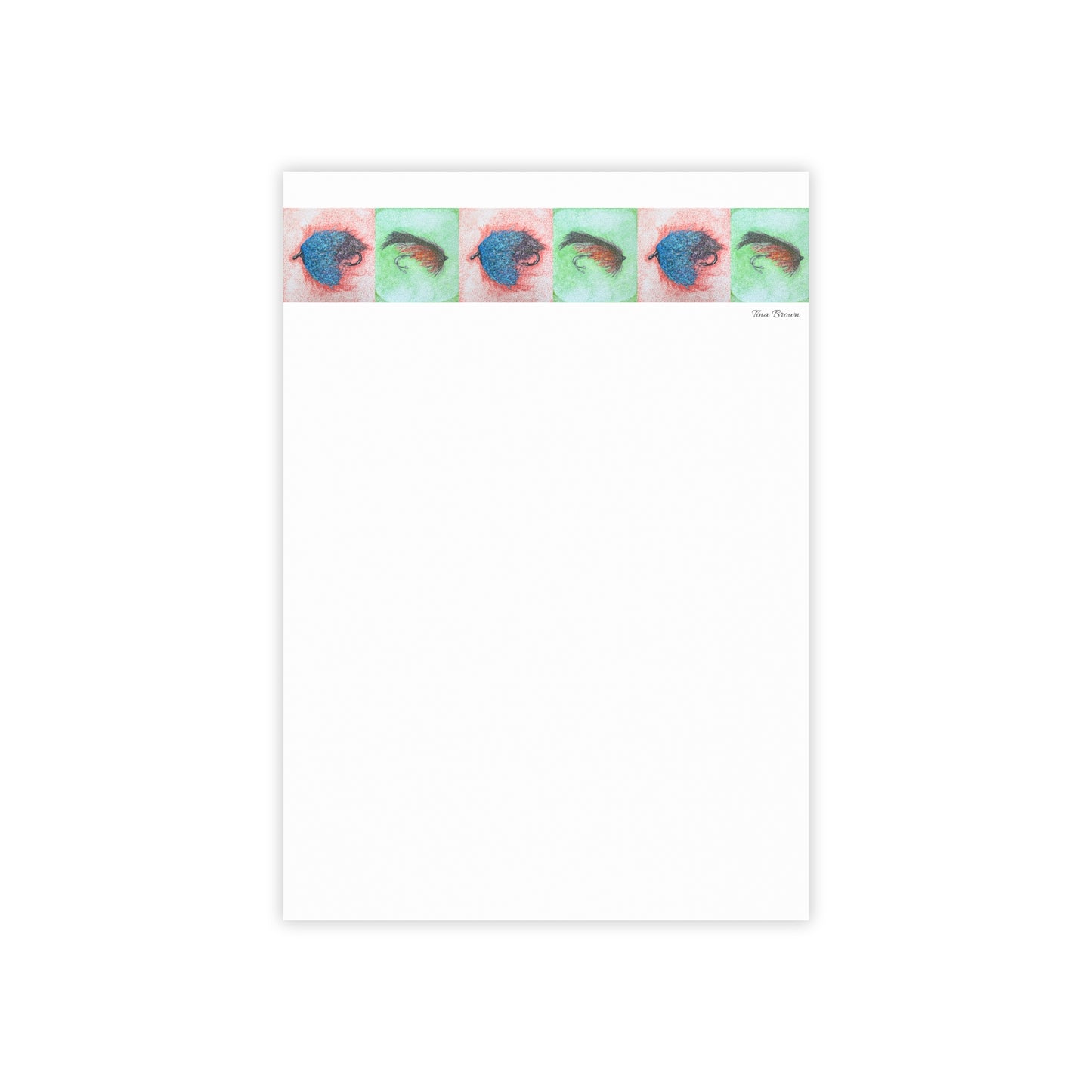 Wet & Dry Fly Fishing Lures Post-it® Note Pads - Perfect for Fly Fishermen