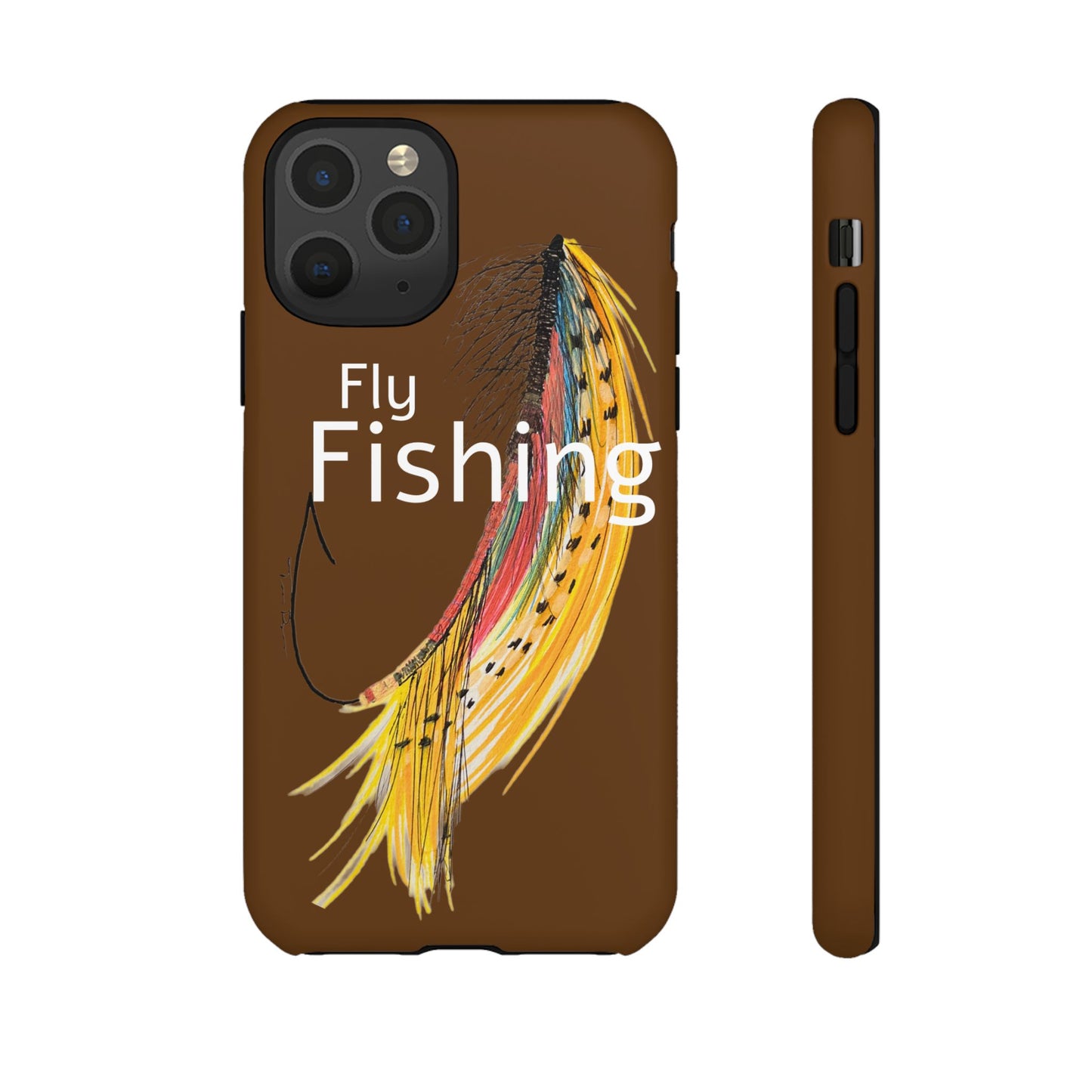 Fly Fishing Artsy Lure Tough Phone Cases