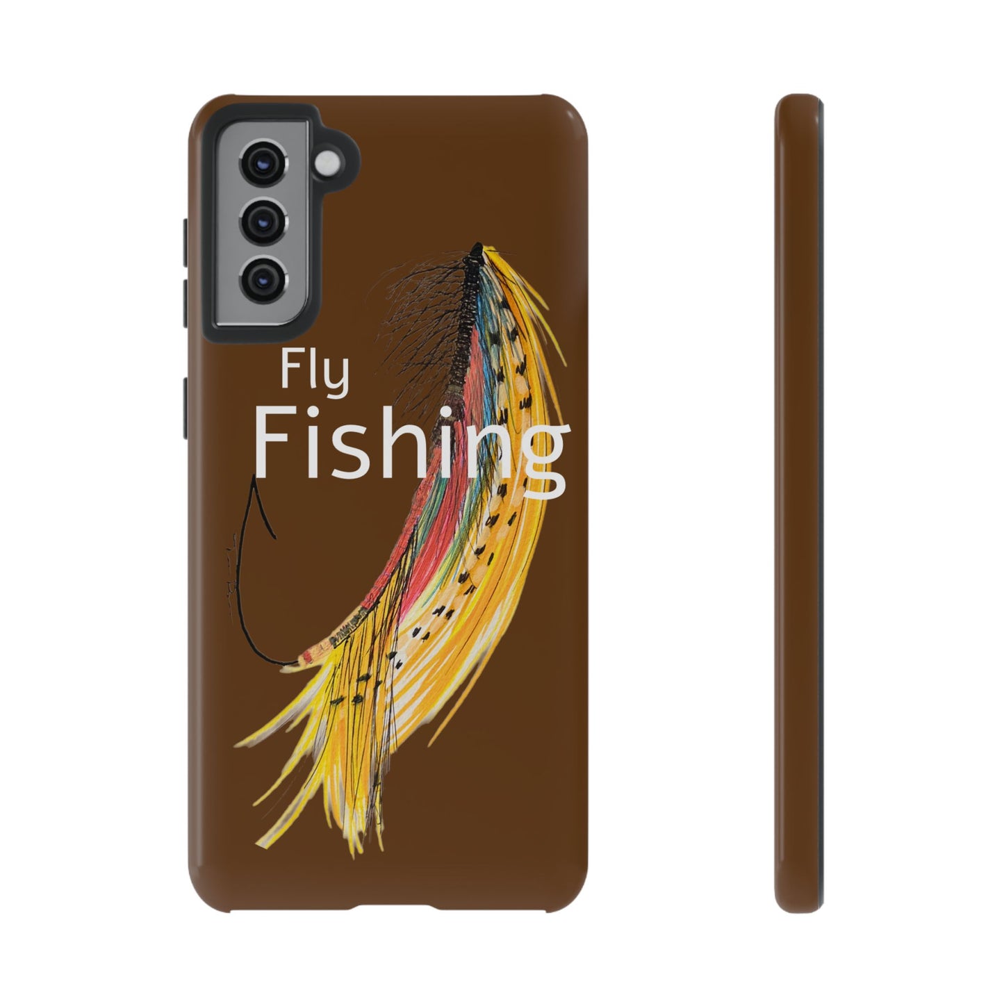 Fly Fishing Artsy Lure Tough Phone Cases