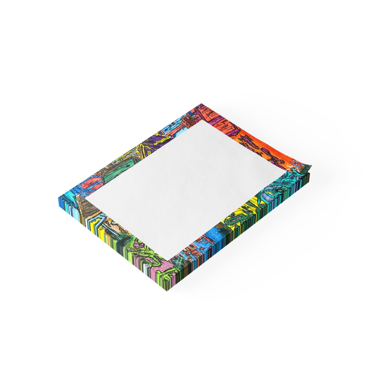 The Village Post-it® Note Pads -Artistic Posted Notes