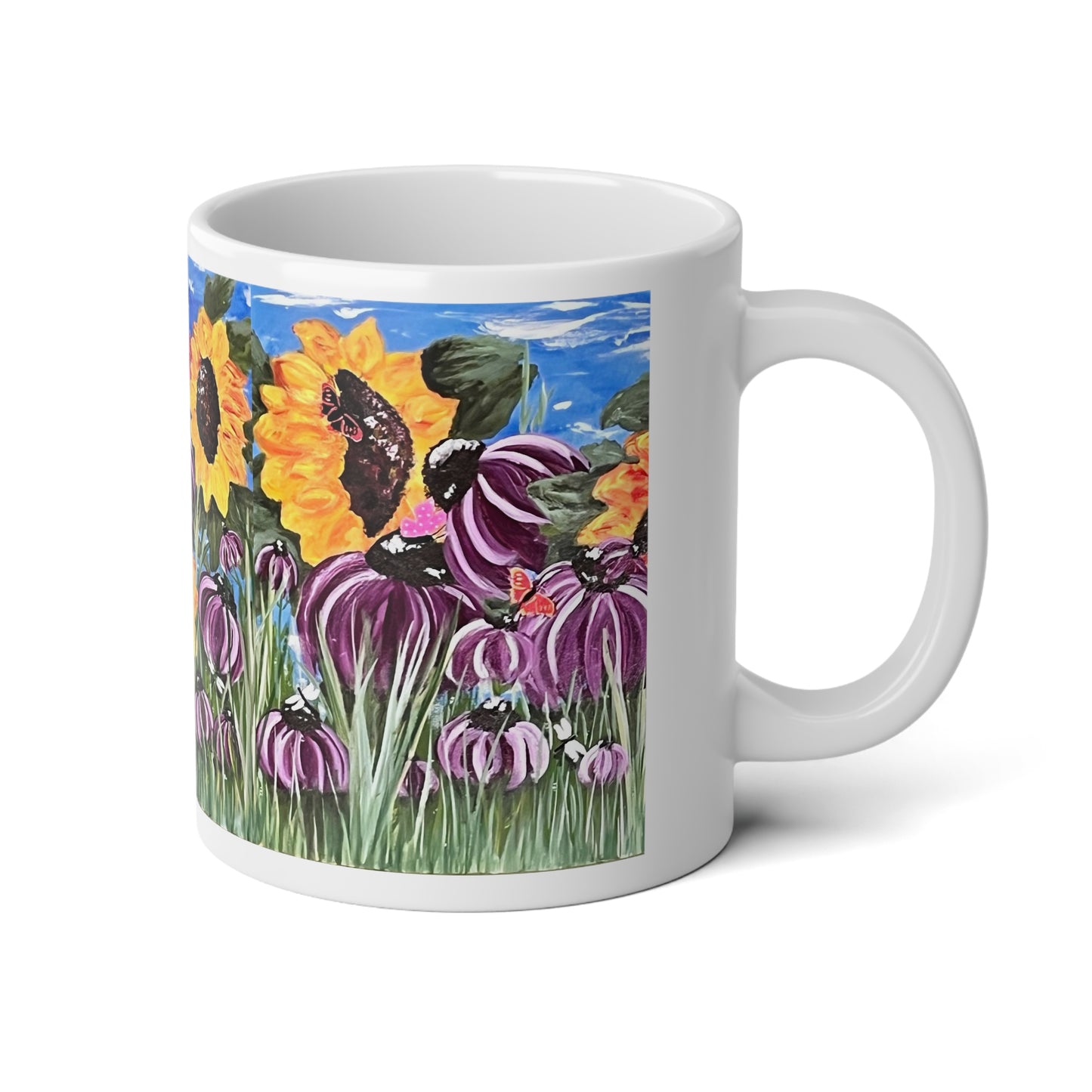 Sunflower Jumbo Mug, 20oz