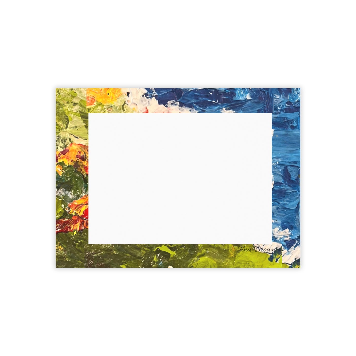 Ocean Cliffs Post-it® Note Pads - Vibrant Colorful Ocean Design