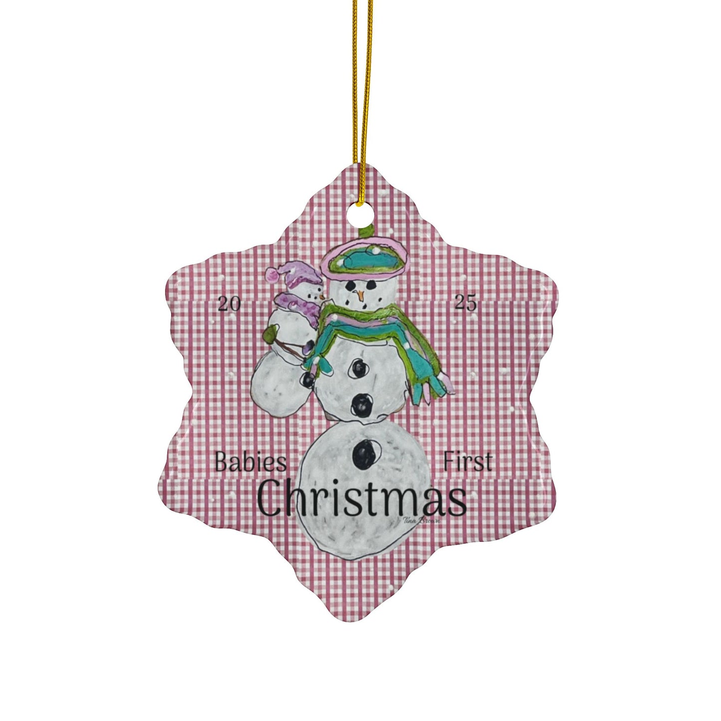 Ornaments, First Christmas Keepsake, Perfect Gift for New Parents, Snowman