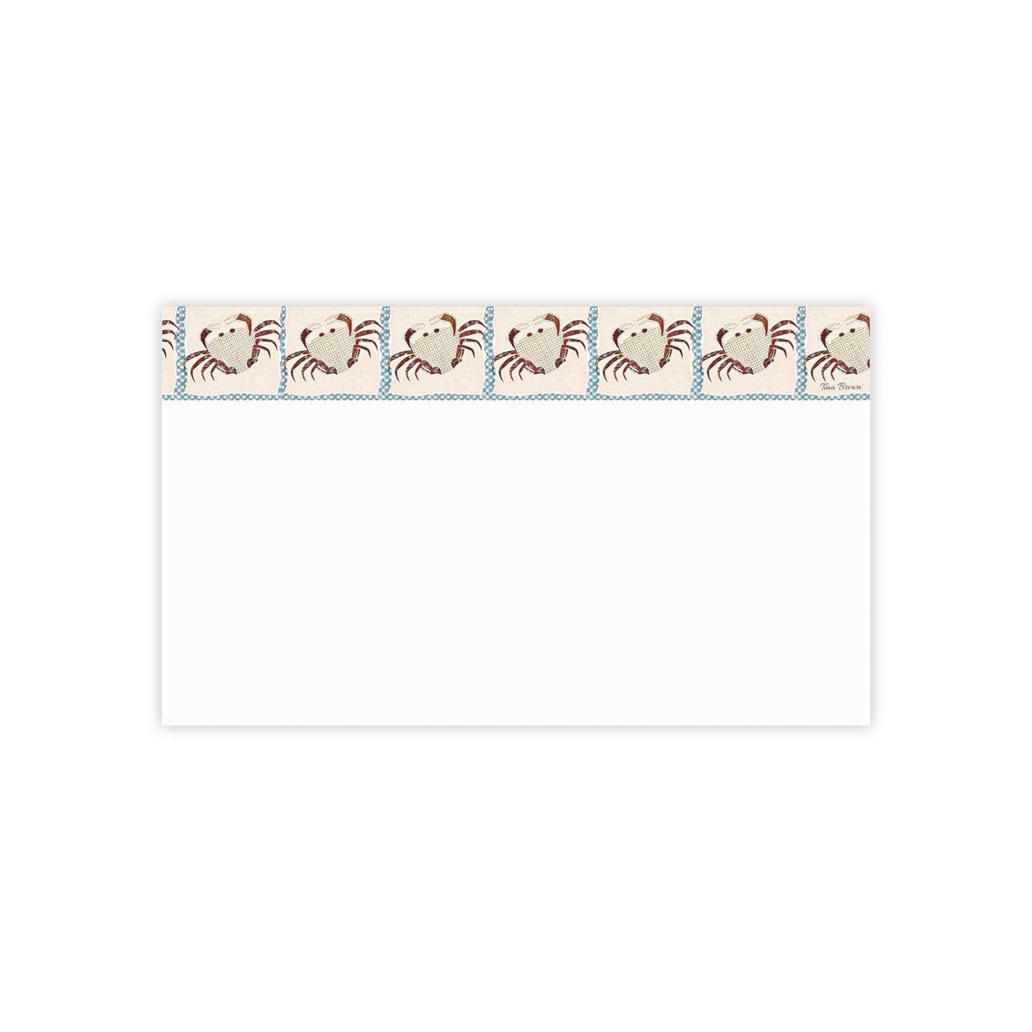 Coastal Crab Sticky Notes