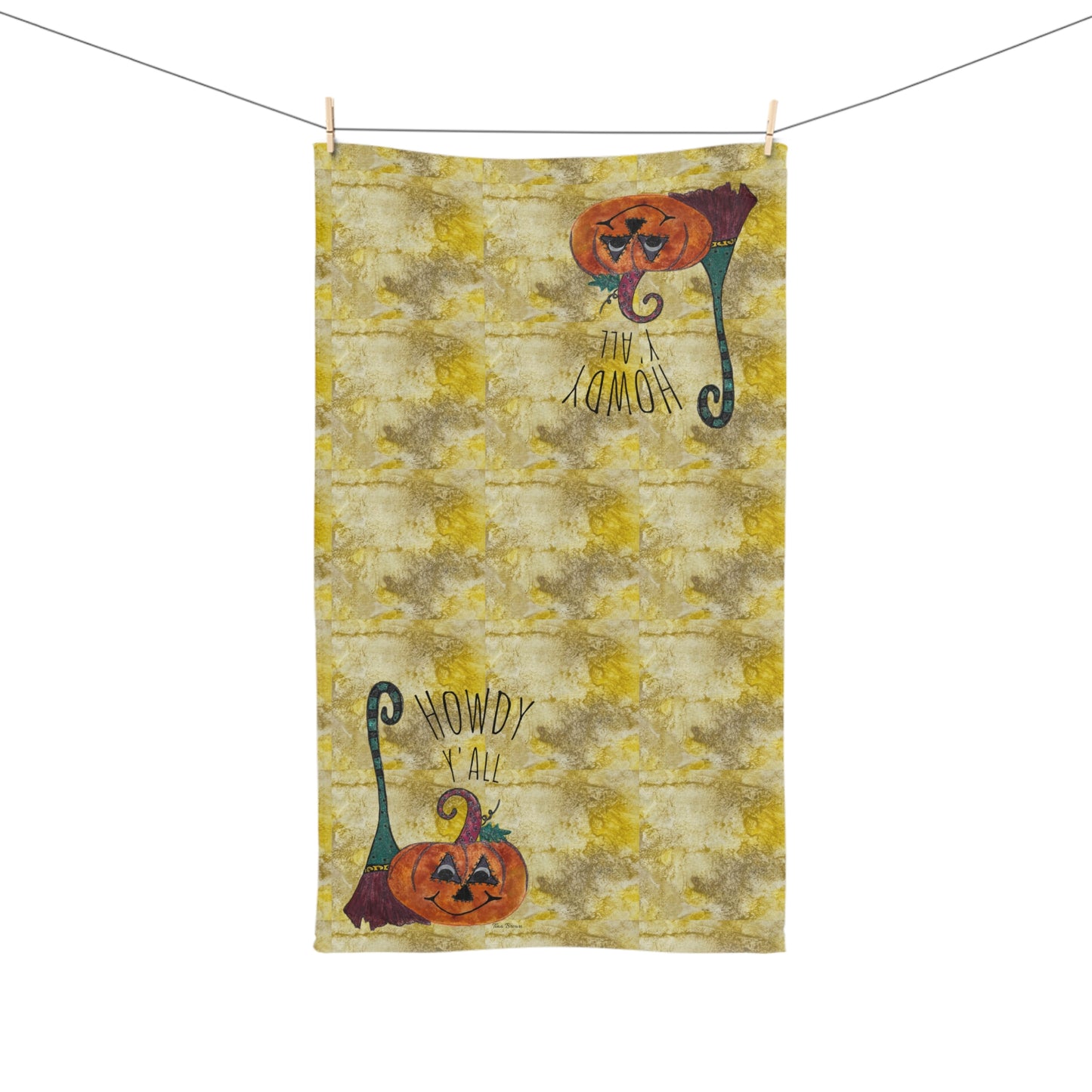 Fall Hand Towel, Autumn Decor, Halloween Kitchen Towel, Fall Home Accents,