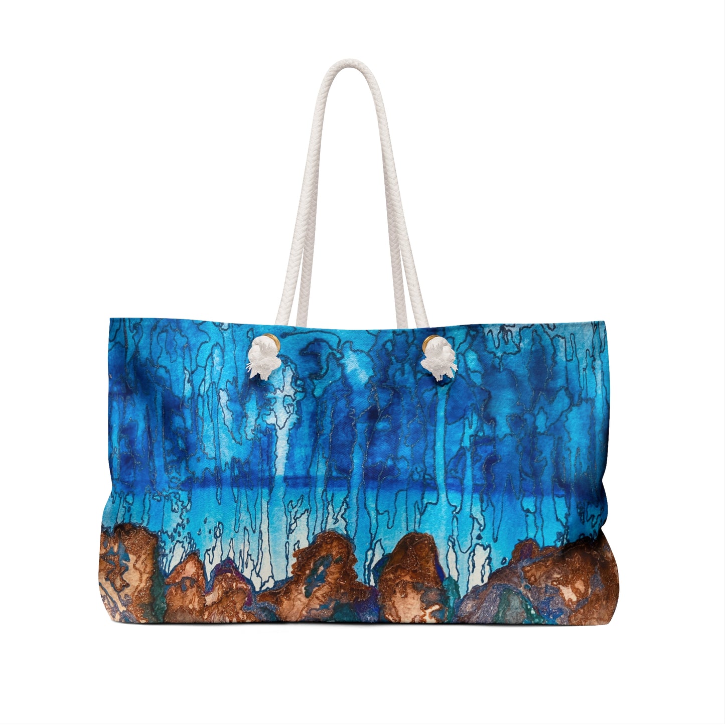 Desert Rain Artsy Weekender Bag