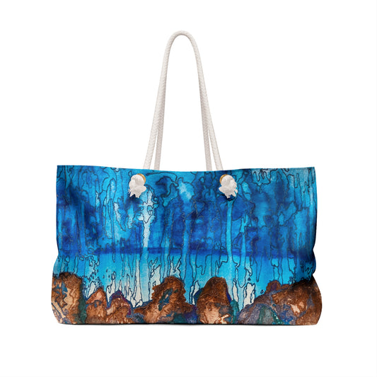 Desert Rain Artsy Weekender Bag