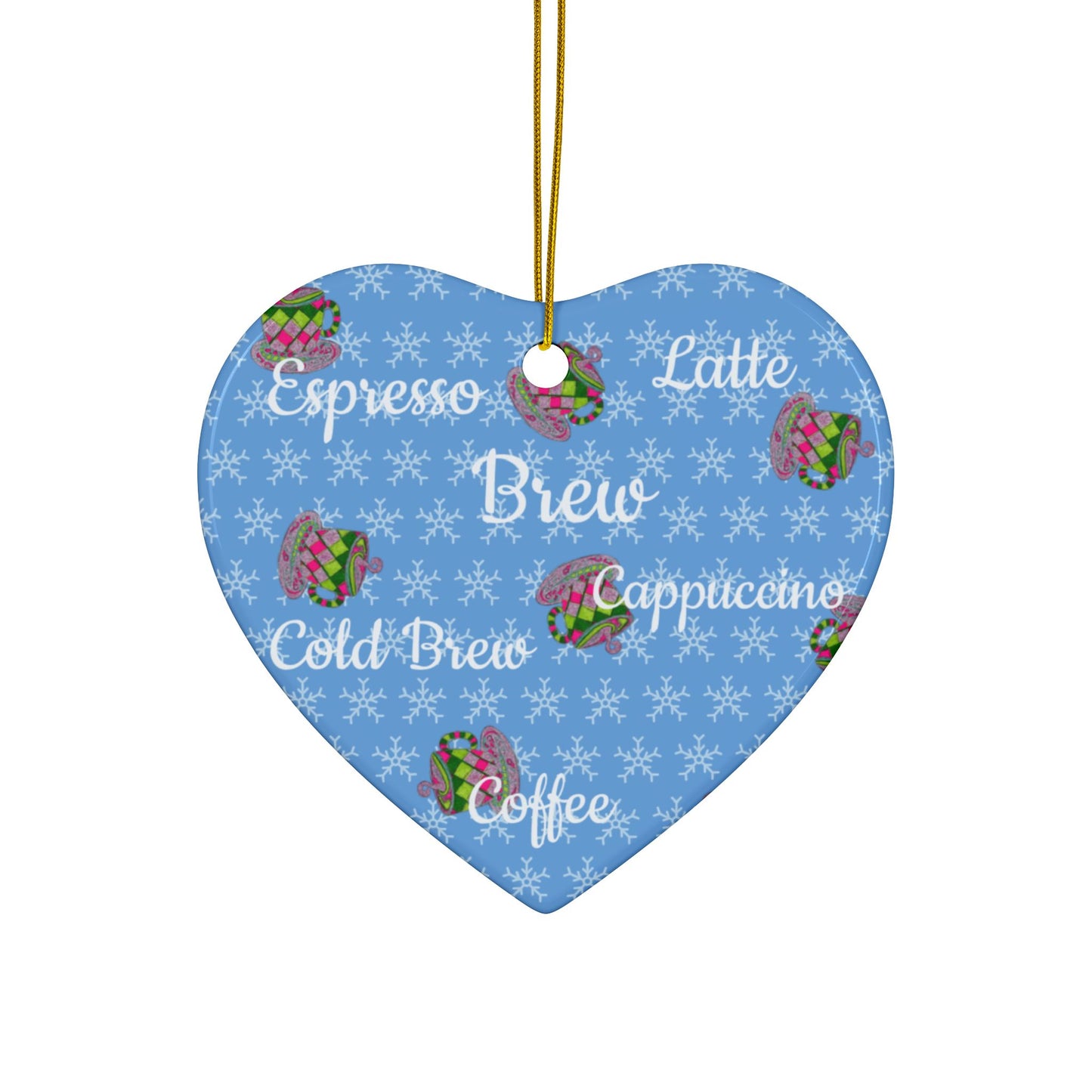 Coffee Lover Christmas Ornament
