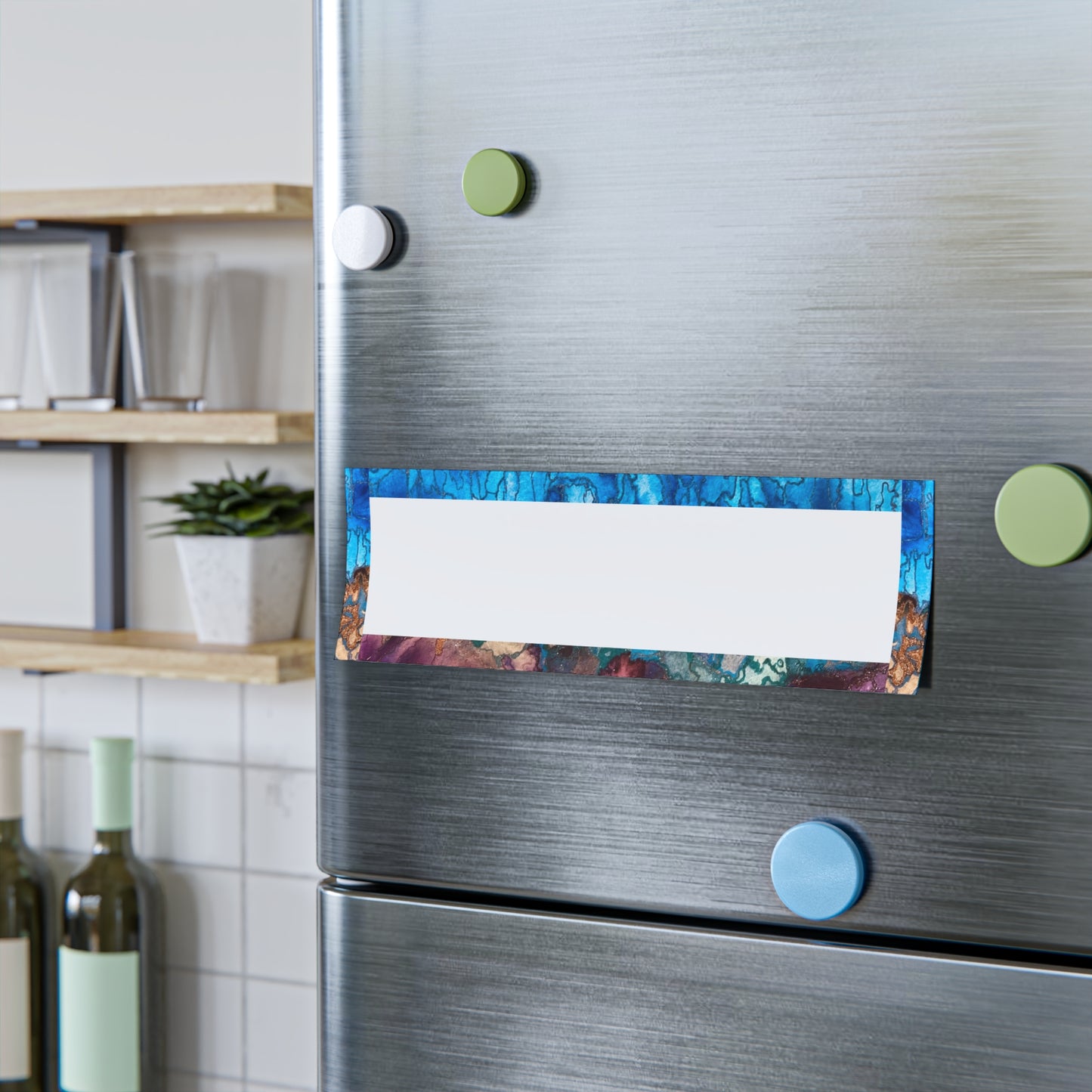 Colorful Desert Rain Abstract Post-it® Note Pads - Vibrant Sticky Notes