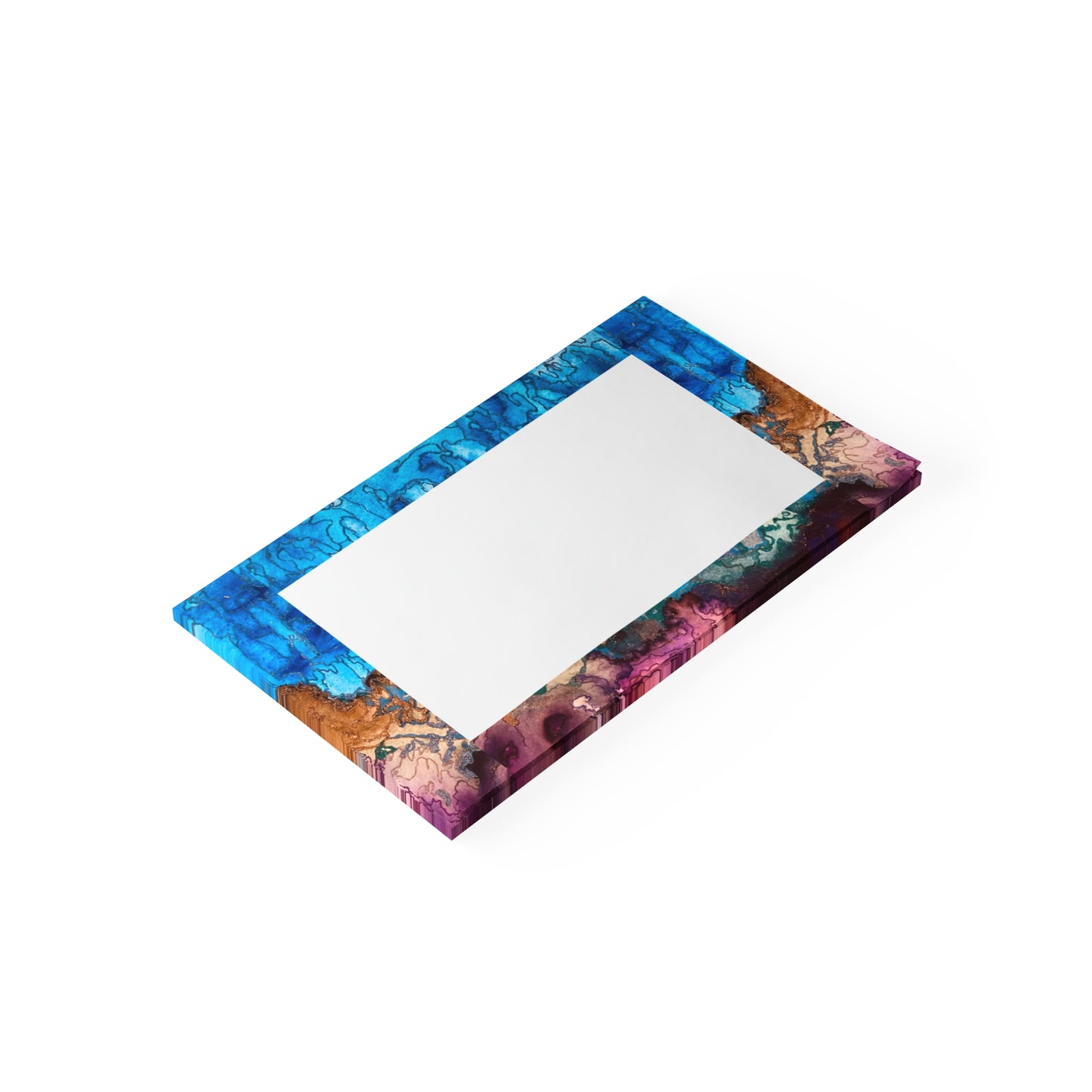 Colorful Desert Rain Abstract Post-it® Note Pads - Vibrant Sticky Notes