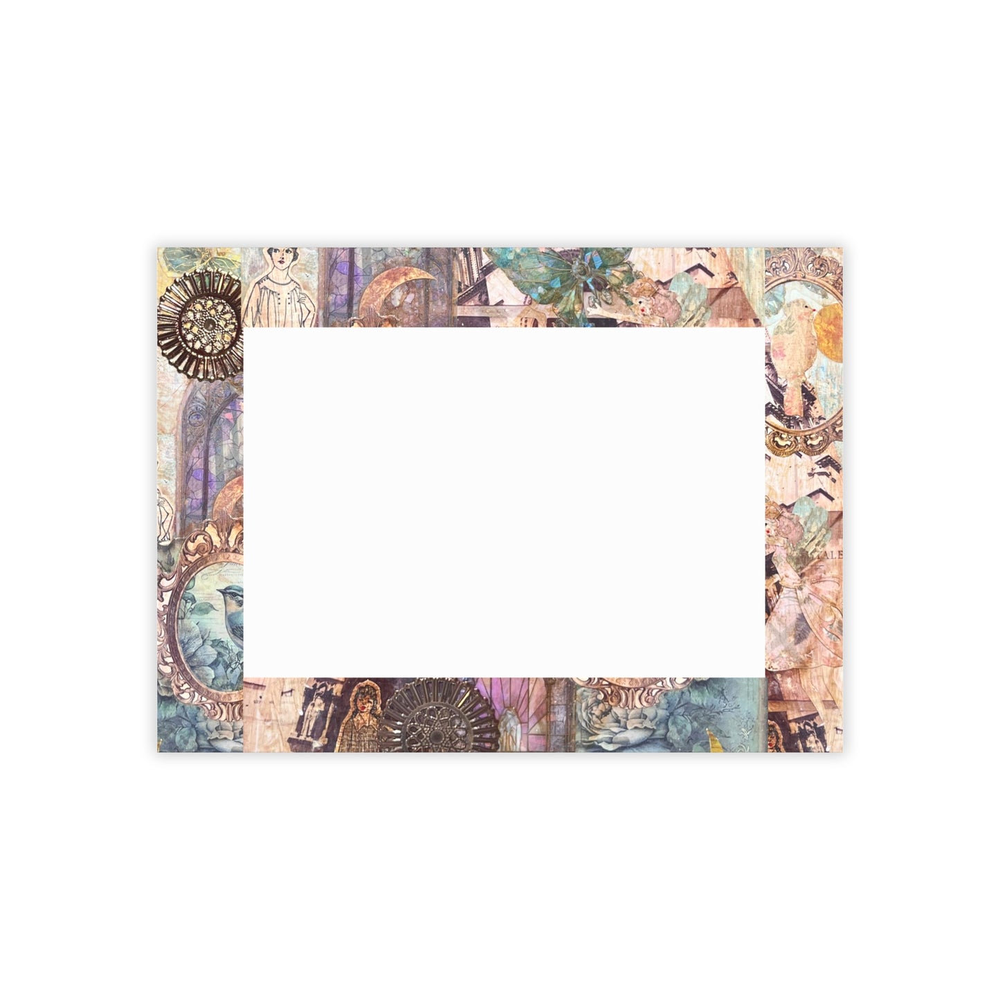 Victorian Purple Post-it® Note Pads with Vintage Design -