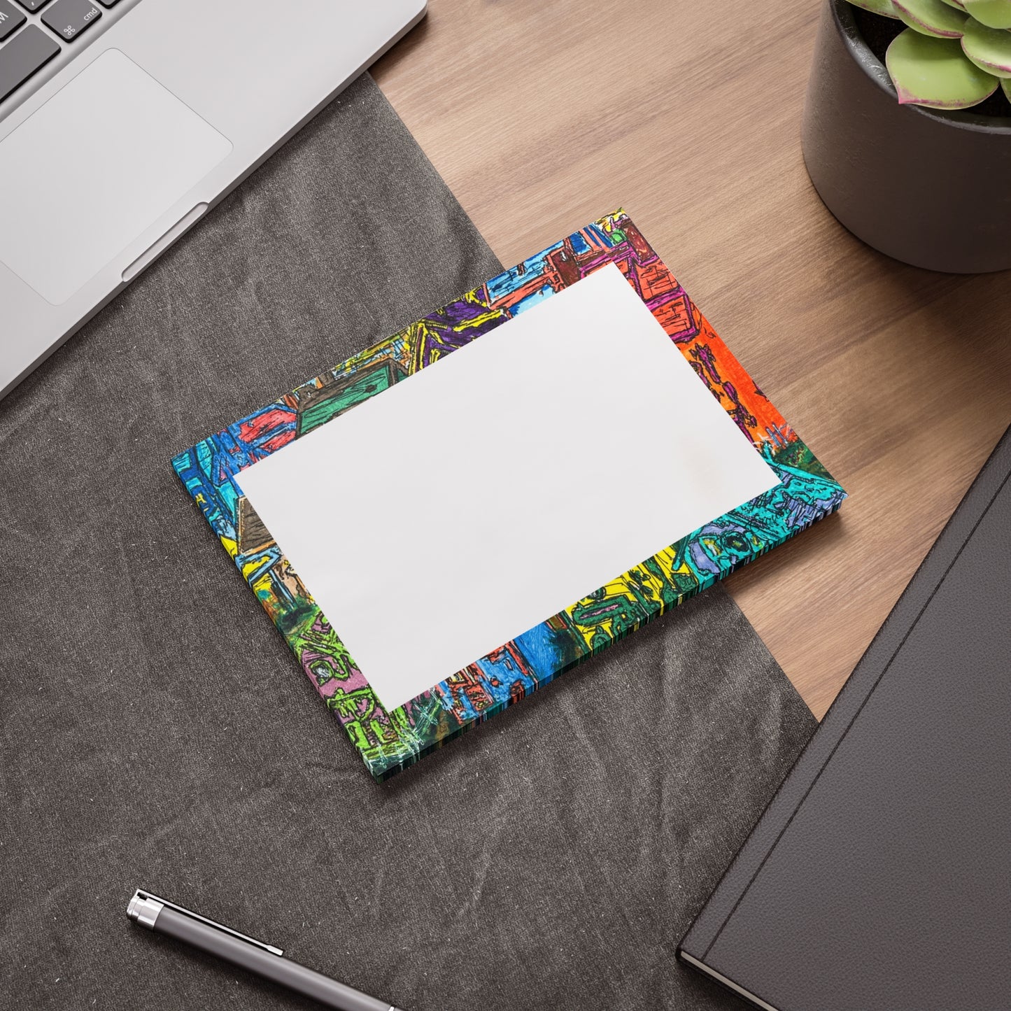 The Village Post-it® Note Pads -Artistic Posted Notes