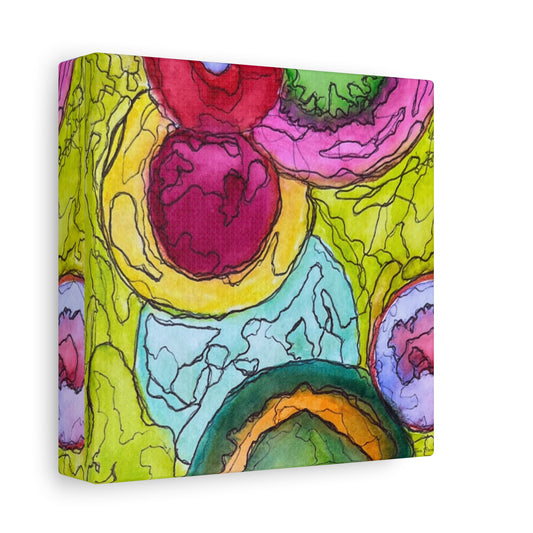 Colorful Abstract Canvas Art Print