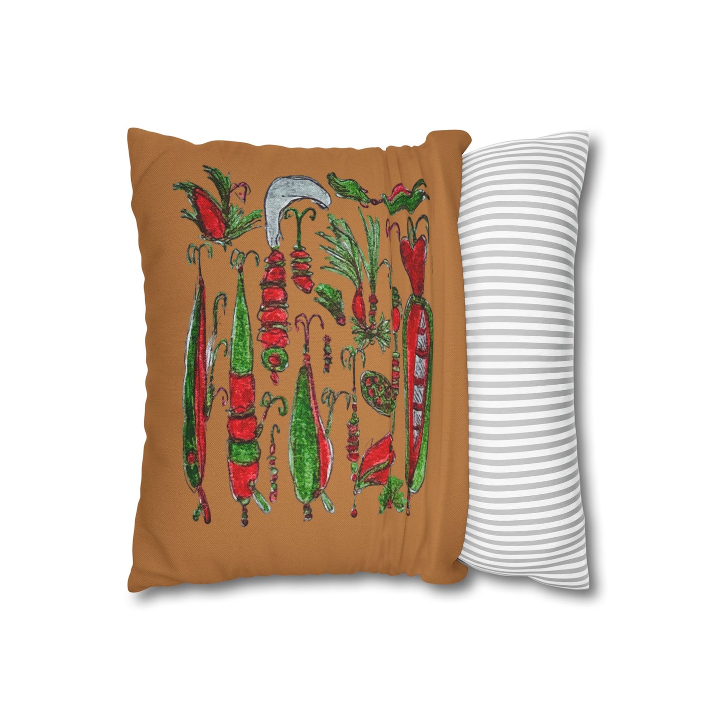 Fishing Decor Pillowcase, Gift for Anglers, Cabin Decor, Eco-Friendly