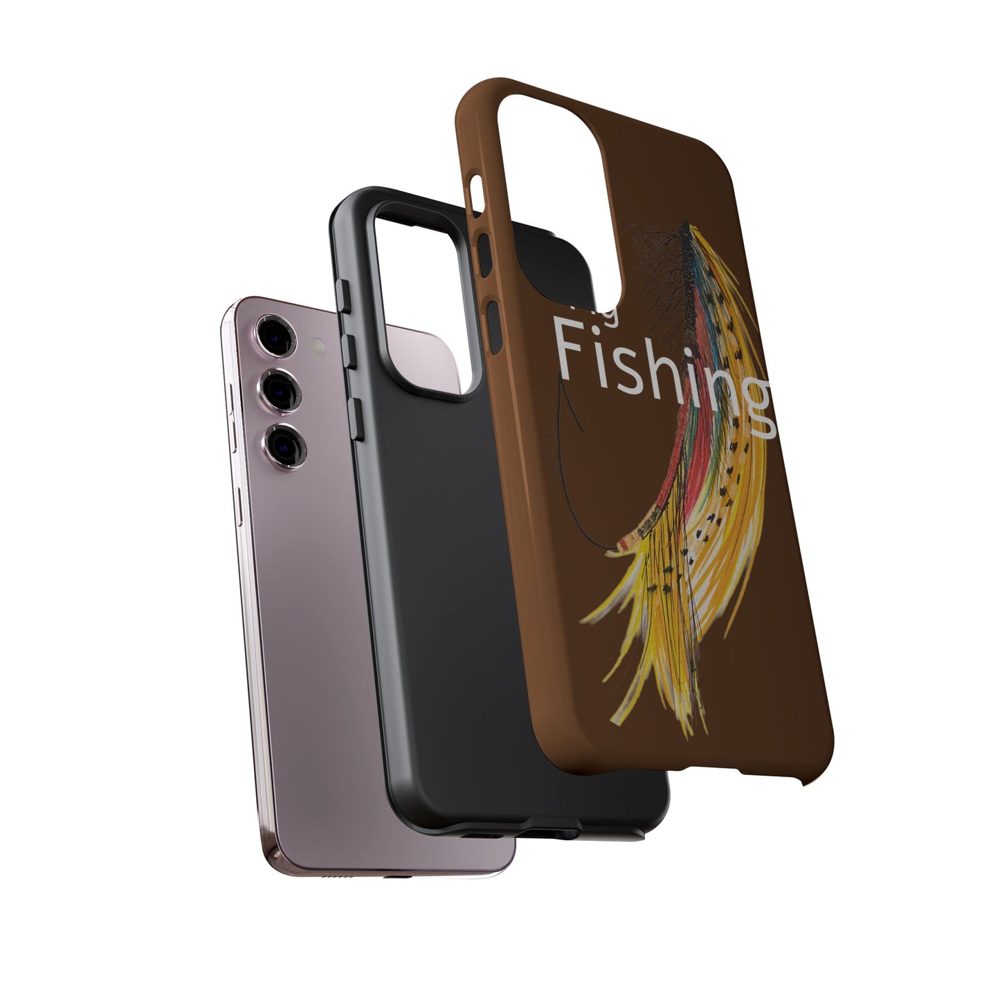 Fly Fishing Artsy Lure Tough Phone Cases