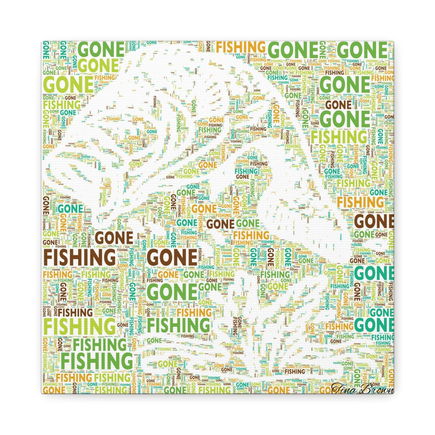 Bass Fishing Art Print Canvas