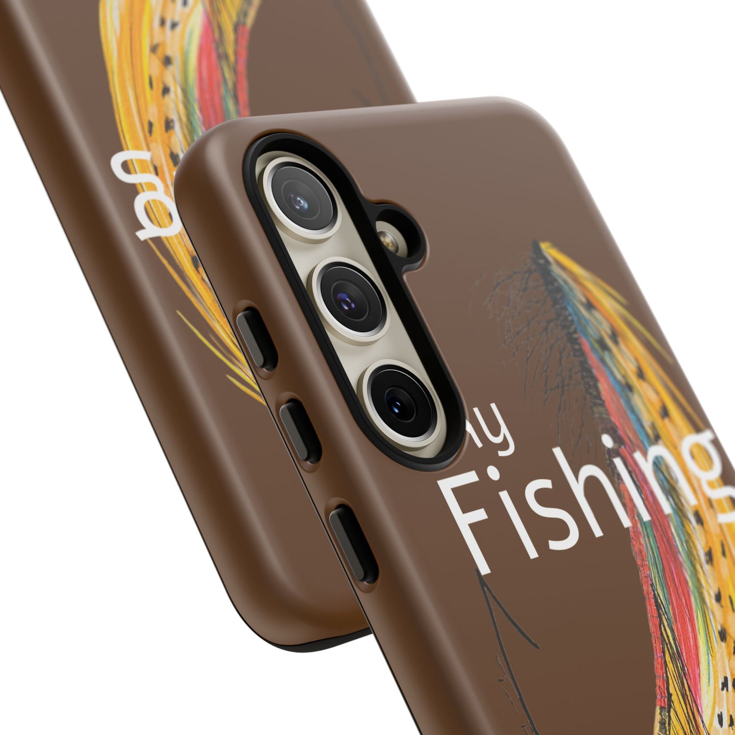 Fly Fishing Artsy Lure Tough Phone Cases