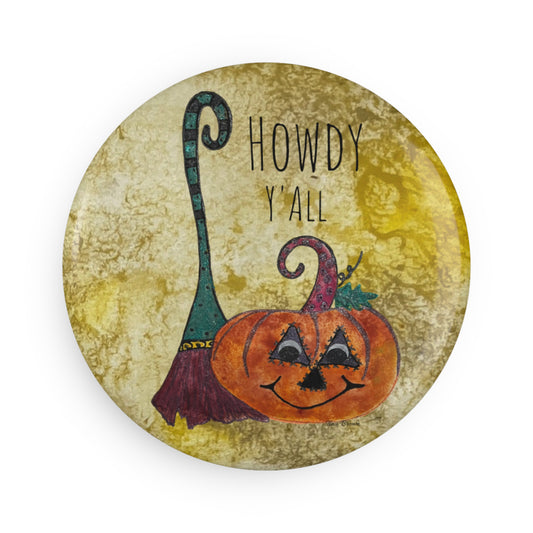 Fall Decor, Pumpkin Magnet, Gift for Friends,  Autumn Vibes, Howdy Y'all