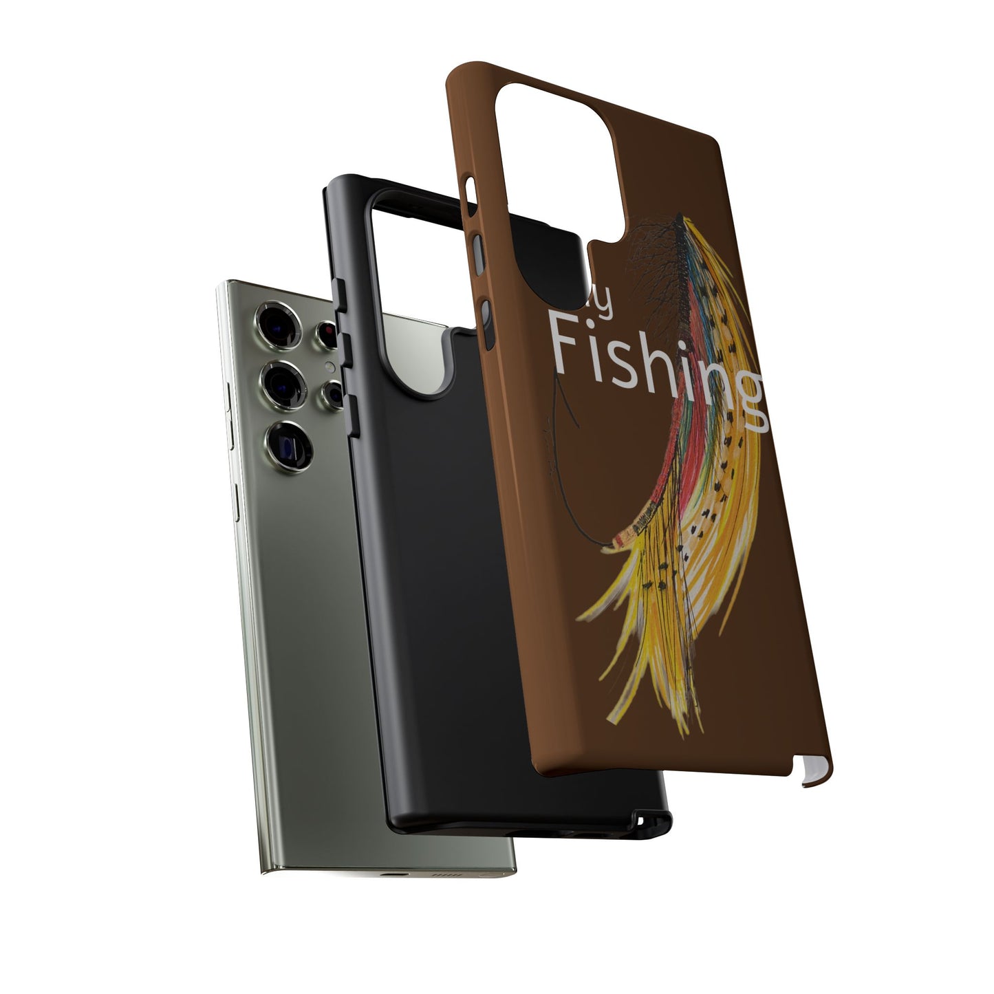 Fly Fishing Artsy Lure Tough Phone Cases