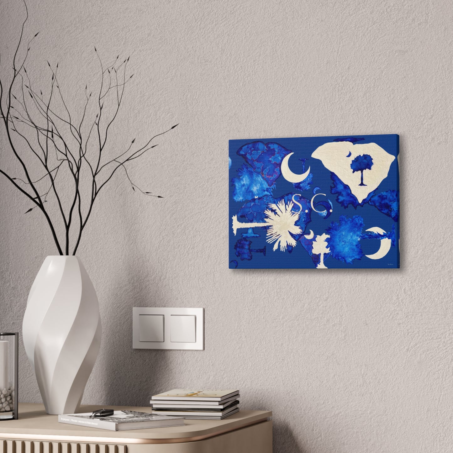 South Carolina Canvas Art Print - Artist Tina Brown