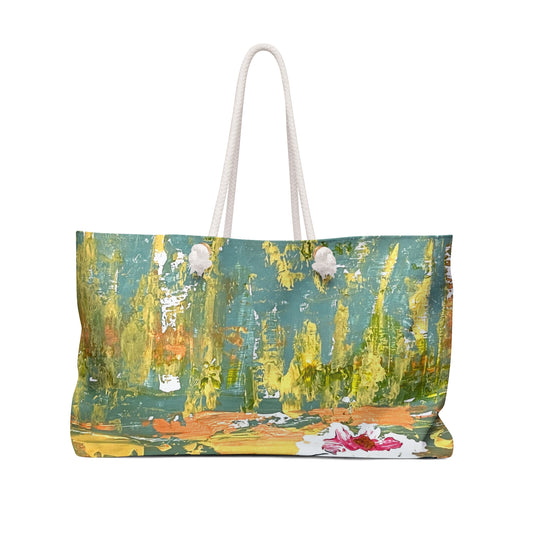 Lillies on the Water Weekender Bag