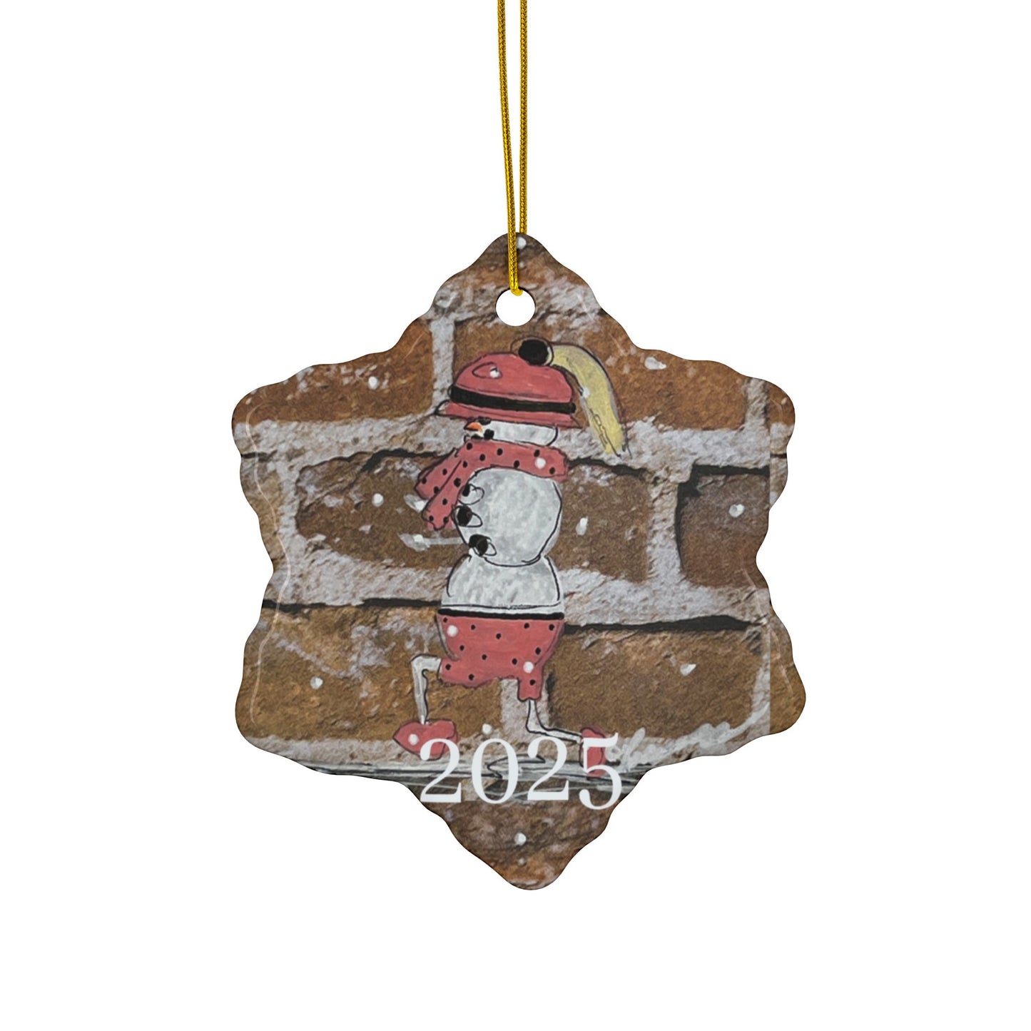 Runner Ceramic Ornament, Personalized Gifts, Christmas Tree Decorations