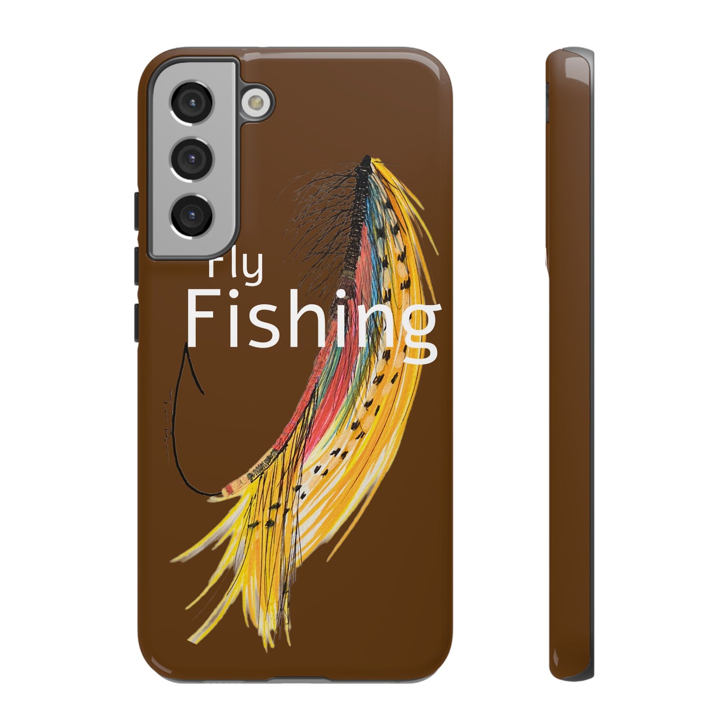 Fly Fishing Artsy Lure Tough Phone Cases