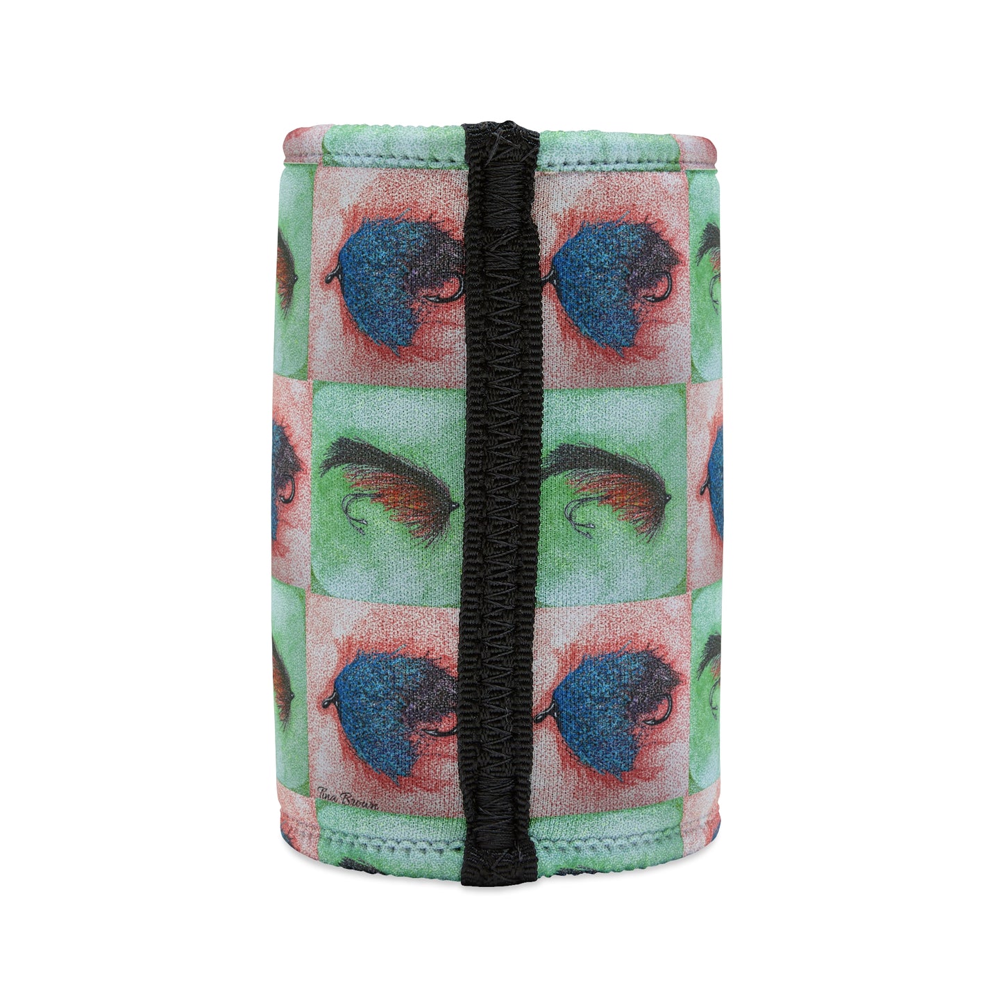 Copy of Wet & Dry Fly Fishing Lures Stubby Cooler - Gift for Fly Fishermen or Women