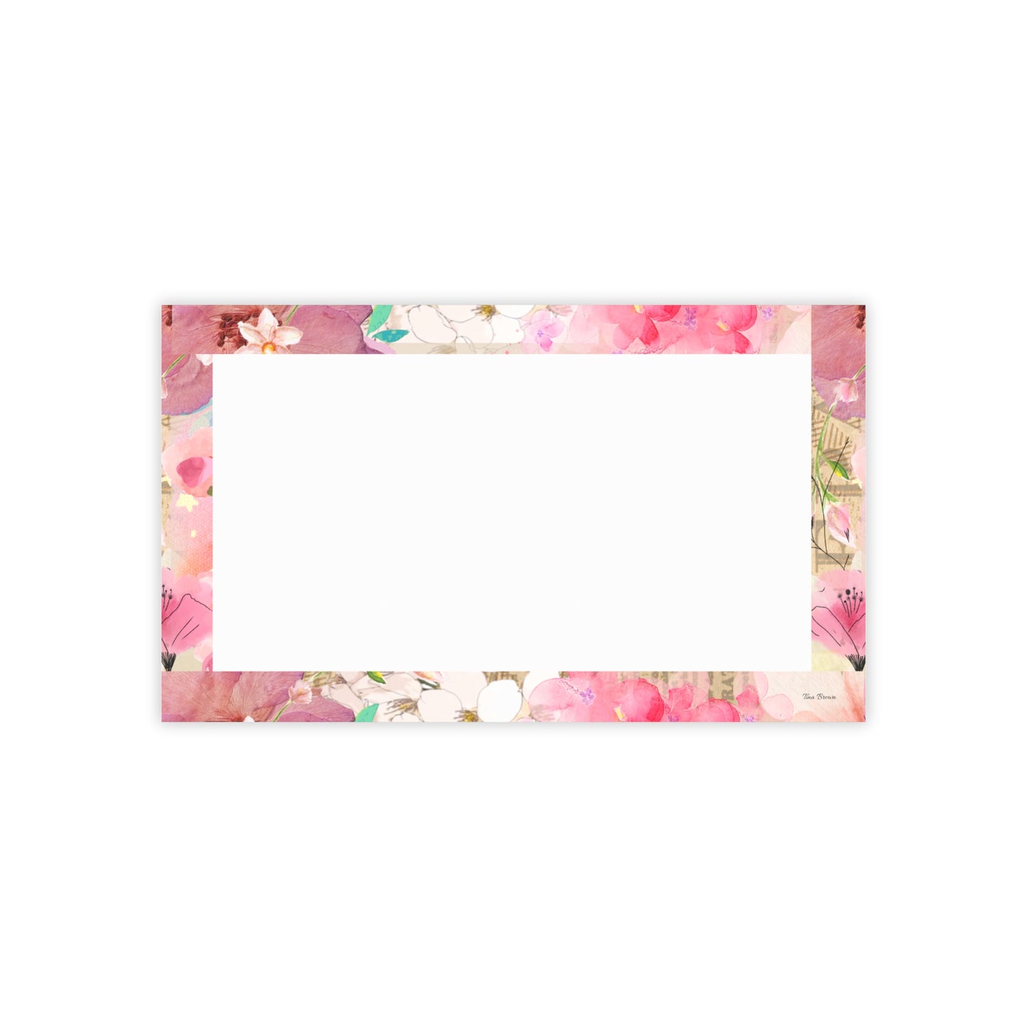 Pink Floral Post-it® Note Pads - Colorful Sticky Notepads for Home & Office